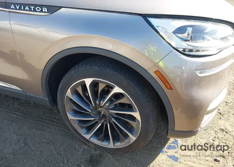 2020 Lincoln Aviator Reserve из США, поврежденный, VIN 5LM5J7XCXLGL09815